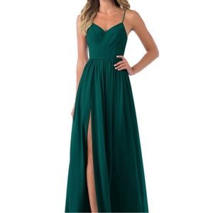 Azazie Green Wedding Dress